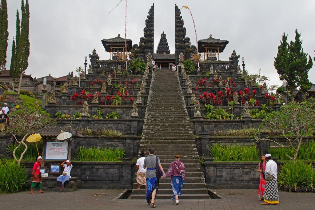 Besakih (Mother temple) at stunnung look in Karangasem regency, Bali - Mari Bali Tours 