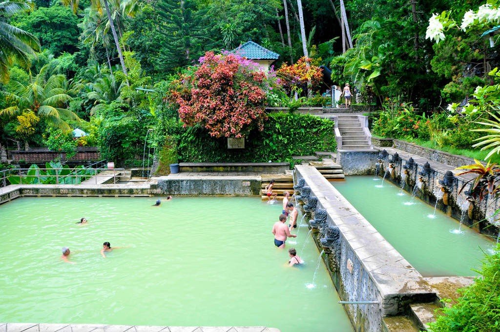 Hot spring at Banjar village - Mari Bali Tours